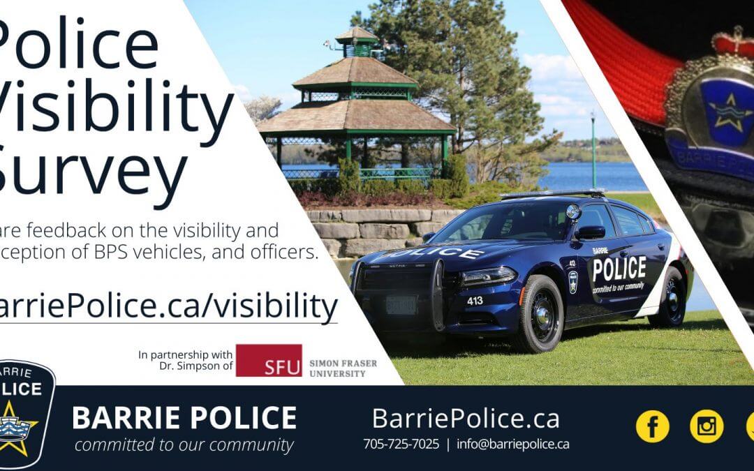 Barrie Police Service launches police visibility survey